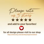 Engraved Letter Necklace Disc Initials - Image 7