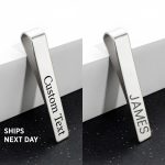 Engraved tie bar groomsman best man