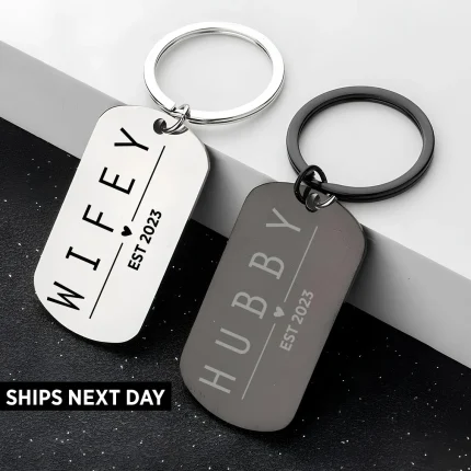 Keychain Love Affair Hubby Keyring