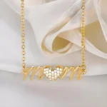 Gold Silver Mum Necklace Mother's Day - Image 3