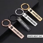 Spotify Code Keyring Personalised Keyring