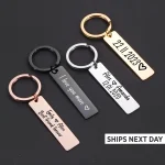 Personalised Keyring Birthday Keychain