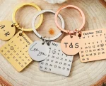 Personalized Calendar Keychain Stainless Steel - Image 4